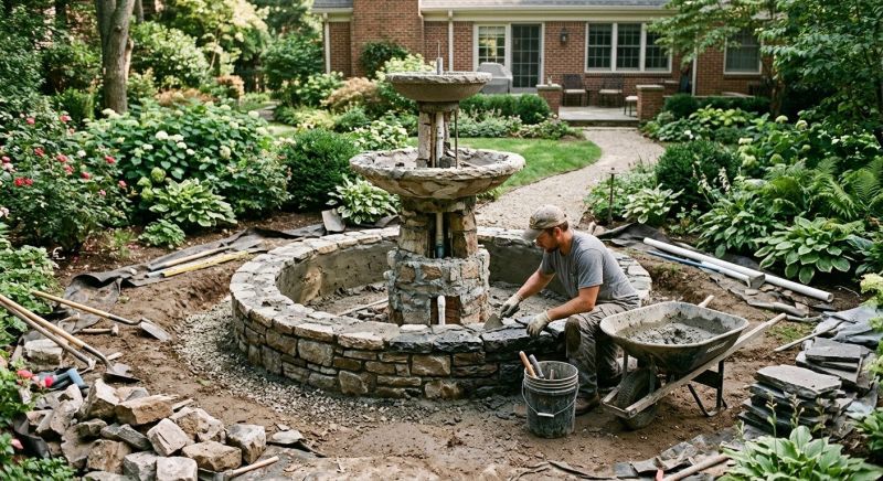 Garden Fountain Replacement in Honolulu, HI